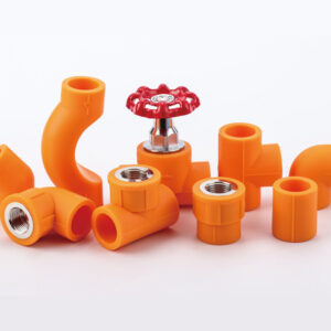 PP-R Vibrant Orange Fittings